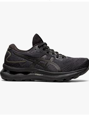ASICS Gel-Nimbus 24 Women's Running Shoes Black - Size 8.5 D Wide